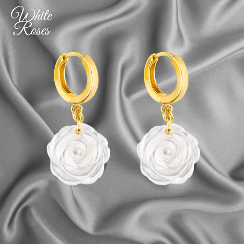 Polanska Jewellery White Roses kolczyki okrągłe zapięcia.png